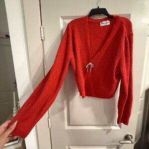 Women's Red Sweater